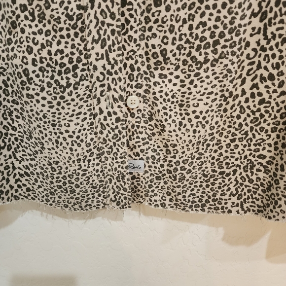 RAILS Ingrid Raw Jungle Button Down Long Sleeve Shirt - Picture 4 of 7